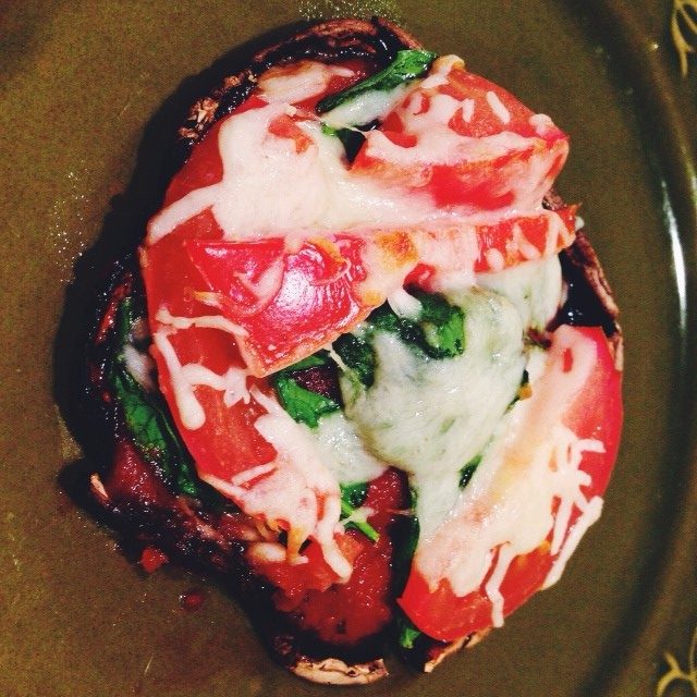 Portobello Mushroom Pizzas